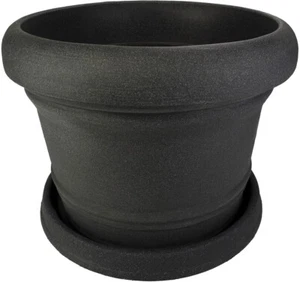 Fioriera Palermo con sottovaso abbinato Marcella in antracite - Foto 1 di 1