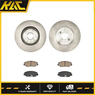 Front Brake Rotors + Ceramic Pads 300mm For Honda Pilot 2003 2004 2005 2006-2008 - Изображение 1 из 4