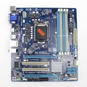 Gigabyte GA-B75M-D3H Rev.1.2 Intel B75 Mainboard Micro ATX Sockel 1155   #305014