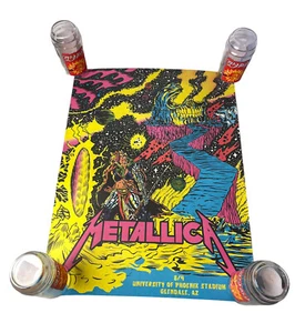 RARE Metallica 8/4 UNIVERSITY OF PHOENIX STADIUM GLENDALE, AZ 18”x24” Poster USA - Bild 1 von 9