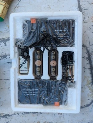 Realistic TRC-500 Voice Operated Two-Way Communication System FM Transceivers - Image 1 of 3