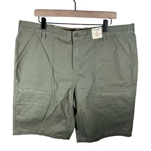 Mens Outdoor Life Messenger Short Classsic Fit Size 38 Olive Green New - Picture 1 of 9