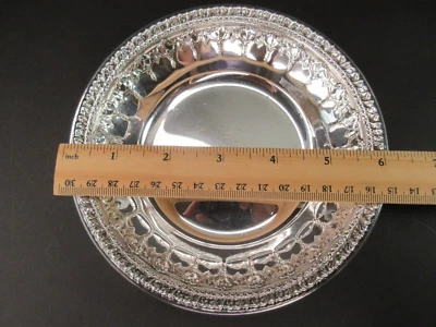 Vintage Reed & Barton #1202 Round Silverplate 6.5” Candy Dish - Image 1 of 4