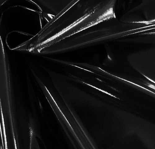 LACK Leder Kunstleder Lackleder Imitat dehnbar glänzend SCHWARZ 12,98 EUR/m - Bild 1 von 1