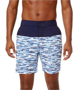 Tommy Hilfiger Mens Avalon Colorblocked Swim Trunk in Blue Size XXL - Picture 1 of 2