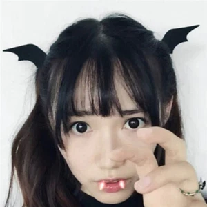 Devil Wings Bat Wings Hair Clip Cosplay Halloween Dress-up Costume Accessori WY8 - Picture 1 of 12