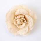 Artificial Flower Burlap Rose Craft Decor Home Decor Party Wedding Supplies