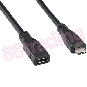 1M TYPE C USB 3.1 FEMALE TO MALE EXTENSION CABLE ADAPTER COVERTER LEAD CHARGER 3 - Picture 1 of 8