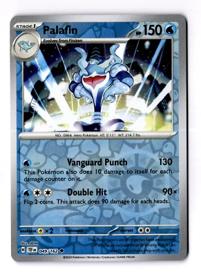 Palafin 049/162 Sv05: Temporal Forces Reverse Holo - Image 1 of 3