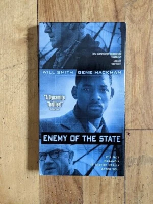 1999 Enemy of the State Movie VHS Tape Will Smith Gene Hackman - Image 1 of 2