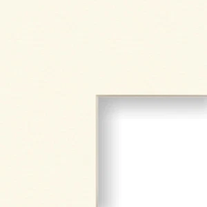 Craig Frames Cream Linen Mat With a Bevel Cut Opening For a Picture Frame - Picture 1 of 2