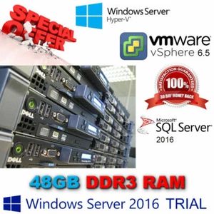 Dell PowerEdge R610 2x 6-Core XEON E5645 2.40Ghz 48GB DDR3 4x 600GB SAS H700 512 - Picture 1 of 5