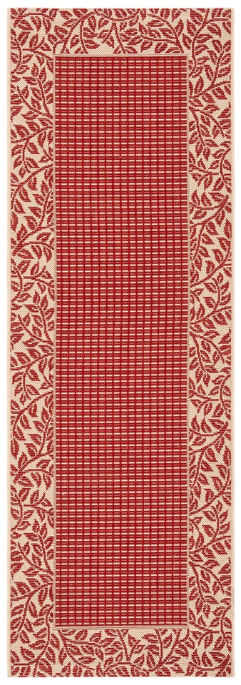 Alfombras Safavieh interiores/exteriores rojas/naturales - CY0727-3707 Foto 1 de 1