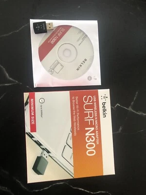 Belkin SURF N300 Wireless N Router 2.4GHz Bandwidth 300 Mbps ADSL   - Image 1 of 4