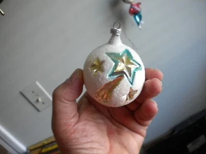 RARE ANTIQUE  meteor   atomic Christmas Ornament - Picture 1 of 2