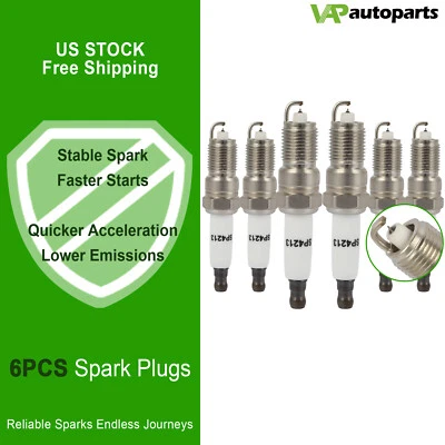 6x bujías de iridio y platino para Pontiac Montana V6 2006-2009 3,9 L Foto 1 de 4