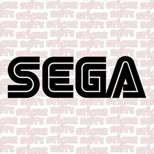 SEGA Full Logo Sticker/Decal - Choose Your Size and Colour! - Picture 1 of 3