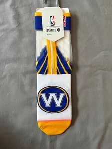 Golden State Warriors Womens Anklet Socks Fits 5-10.5 Blue Yellow NEW! - Picture 1 of 5