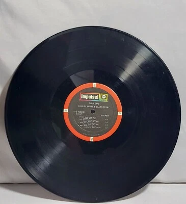 Soul Duo Shirley Scott & Clark Terry Impulse  Rare Vinyl Lp Record (NO SLEEVE)  Foto 1 de 4