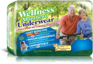 Unique Wellness-Absorbent Underwear (Pull-Ups) Size Xx-Large (60"–80" Waist) 10 - Picture 1 of 12