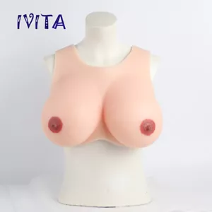 XL-14XL Silicone Breast Forms Fake Boobs Crossdresser Drag Queen Transgender Use - Picture 1 of 12