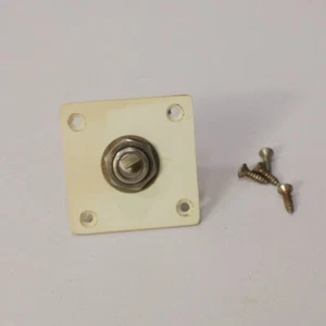Placa de gato Les Paul 59 años con conector Switchcraft y tornillos - blanco envejecido - Imagen 1 de 6