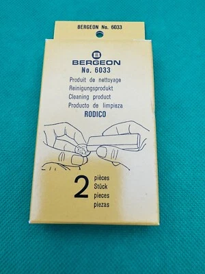Bergeon Rodico 6033 Watch Cleaning Product 2 pack - Image 1 of 2