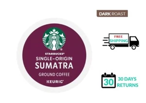 🆕☕ Starbucks Sumatra Keurig Coffee K-cups   - Picture 1 of 1