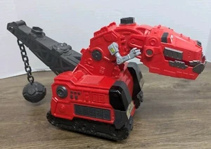 Dinotrux Reptool Control Ty Rux 13" Red RC Wrecking Ball with Sound No Remote - Picture 1 of 13