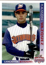 1998 Lancaster Jethawks Grandstand #28 Ramon Vazquez Cayey Puerto Rico PR Card