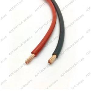 Cable de batería flexible de 25 mm2 170 amperios negro y rojo - automotriz y marino - Imagen 1 de 1