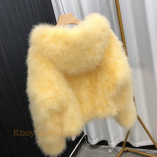 OFF WHITE Giacca cappotto con cappuccio donna 100% vera pelliccia cotone addensato inverno cotone parka FANTASTICA