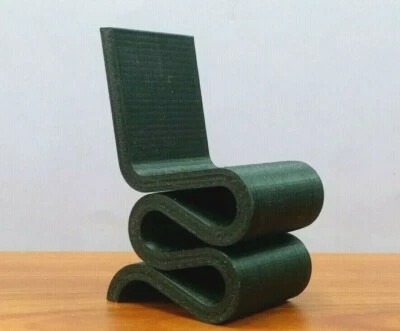 Wiggle Side Chair Iconic,Scaled Mini Replica,Modern Dolhouse Furniture,Famous  - Image 1 of 4