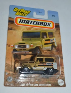 MATCHBOX 2024 OFF ROAD RALLY 5/6 - 1968 TOYOTA LAND CRUISER FJ40 METALLIC GOLD - Picture 1 of 5