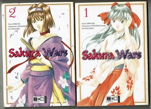 2 fumetti - Sakura Wars 1 e 2 - Hiroi Oji Egmont 1. Edizione 2003 Manga - Foto 1 di 1