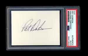 PAT DOBSON SIGNED CUT PSA/DNA HOF AUTOGRAPHED BALTIMORE ORIOLES 1968 TIGERS WSC - Picture 1 of 1