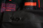 Isaia Aquaspider 160?S Charcoal Gray Black Detailed Current 2 Pc Tuxedo 54R New