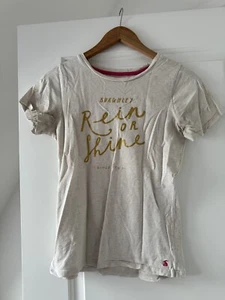 Joules size 6 cream T-shirt - Picture 1 of 3