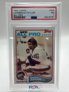 1982 Topps #434 Lawrence Taylor Rookie Giants PSA 7 NM - Bild 1 von 2