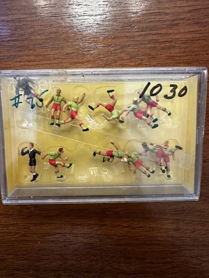 Preiser Miniature Figures soccer players HO - Image 1 of 2