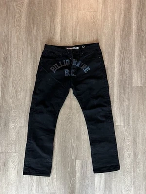 Pantalones de mezclilla Billionare Boys Club talla 34 negros pierna recta Foto 1 de 4