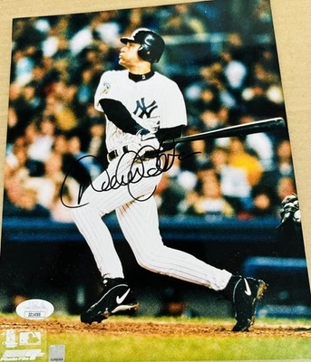 Foto 8x10 firmada por Derek Jeter con certificado de autenticidad JSA Foto 1 de 3