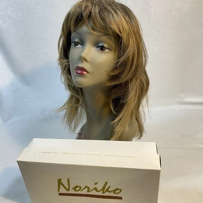 Noriko Wig Model 1620 Violet in Pecan Brown NEW w Tags Box Thailand Vintage - Image 1 of 4