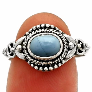 Natural Owyhee Opal 925 Sterling Silver Ring s.9 Jewelry R-1286 - Picture 1 of 5