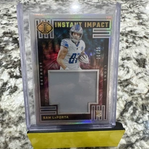Camiseta Sam LaPorta 2023 Panini Illusions Instant Impact RC/25 #II-SLA Detroit - Imagen 1 de 2