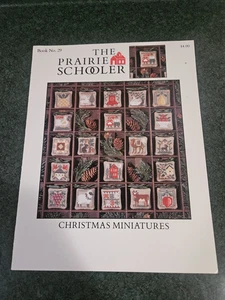 Prairie Schooler Christmas Miniatures Counted Cross Stitch Leaflet#29 Cardstock - Picture 1 of 2