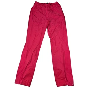Disney Worldwide Services Men’s Small Red Nylon Uniform Pants Elastic Waist New - Picture 1 of 8