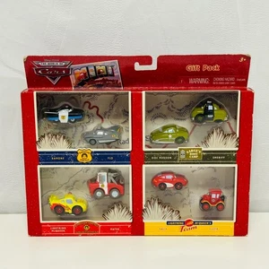 Disney Pixar Cars - Mini Adventures 8 CAR GIFT PACK FIRE DEPT POLICE BOOT CAMP - Picture 1 of 6