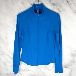 Lululemon Athletica Instill Long Sleeved Mock Neck Jacket Activewear Poolside 8 - Picture 1 of 9