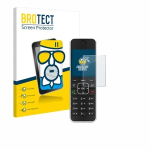Protection écran en verre mat pour AVM Fritz!Fon C6 noir protection antireflet - Photo 1/7